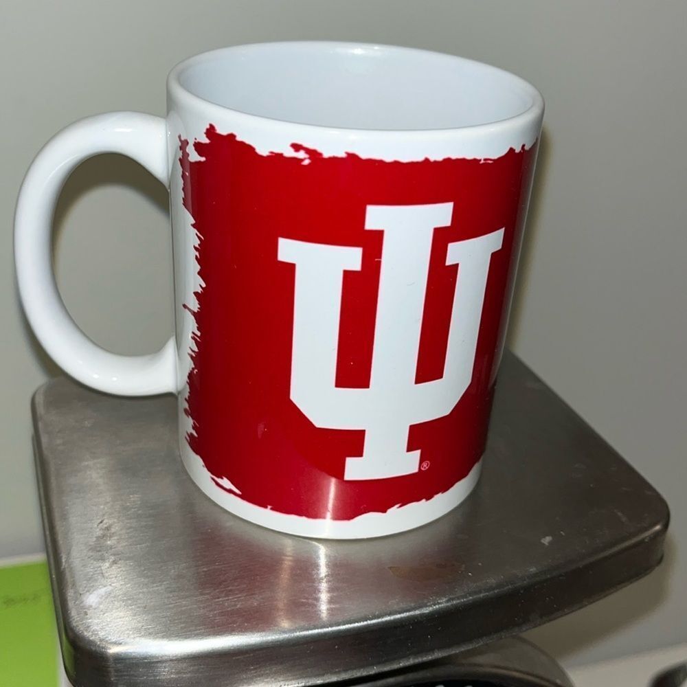 Indiana Hoosiers NCAA Go Big Red Coffee Mug Cup Logo Brands NCAA Bloomington IN